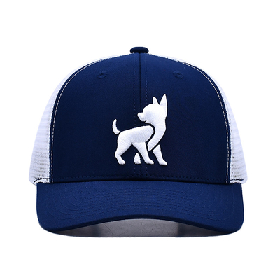 Unisex Mesh Trucker Kapaklı, nakışlı logo ve iç bant baskı ile