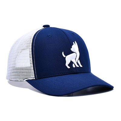 Unisex Mesh Trucker Kapaklı, nakışlı logo ve iç bant baskı ile