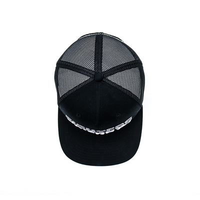 Plastik şapka ve özel logo ile nakışlı kamyon şapkası / Snapback kamyon şapkası