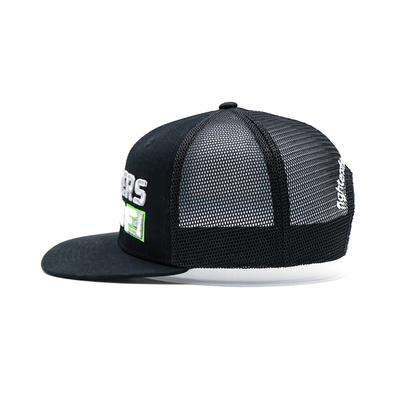 Plastik şapka ve özel logo ile nakışlı kamyon şapkası / Snapback kamyon şapkası