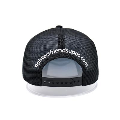 Plastik şapka ve özel logo ile nakışlı kamyon şapkası / Snapback kamyon şapkası