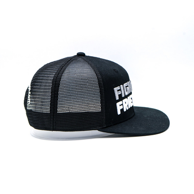Plastik şapka ve özel logo ile nakışlı kamyon şapkası / Snapback kamyon şapkası