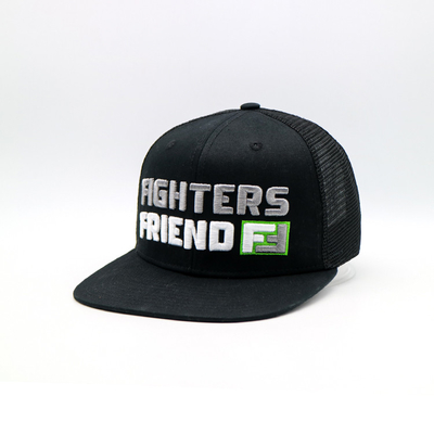 Plastik şapka ve özel logo ile nakışlı kamyon şapkası / Snapback kamyon şapkası
