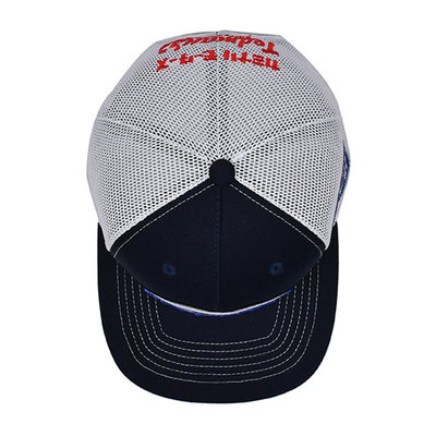 Plastik Snapback ve nakışlı logo ile Profil Kamyoncu Başlığı