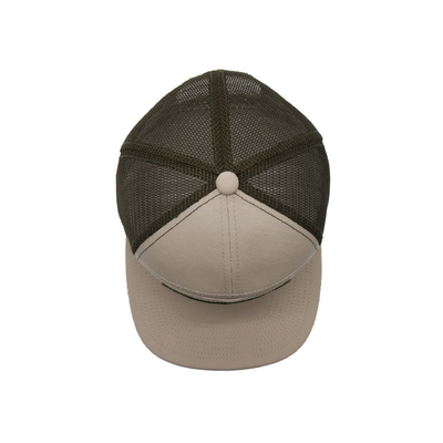 Unisex pamuklu kamyon şapkası düz vizörlü ve nakışlı çizgisi olan Snapback dokuma yama