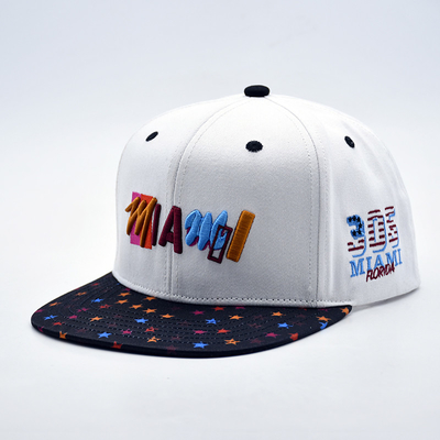 Yeni Moda Hip Hop Açık Hava Spor 3d Puff Snapback Kapak Nakışlı Logo Özel Yüksek Kaliteli Erkek Kadınlar Düz Kenarlı Snapback