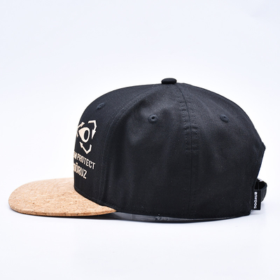 Hafif Pamuk Flat Brim Snapback Şapkalar Özellik Alınabilir