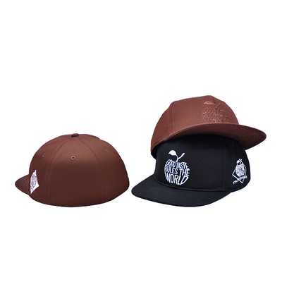 Nakış Logo Özel Snapback Takılmış Şapkalar Başlık Yüksek Kaliteli Kapalı Sırtlı Şapkalar Erkekler İçin