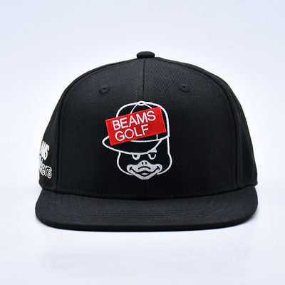 Özel nakış Logo 6 Panel Snapback Şapka Başlığı Yüksek Kalite Alışveriş Alışveriş Cotton Erkek Flat Bill Gorras Snapback Şapkalar