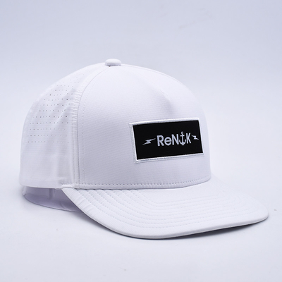 Toptan 5 Panel Flat Bill Snapback Şapka Özel OEM Logo Snapback Şapka Erkekler İçin
