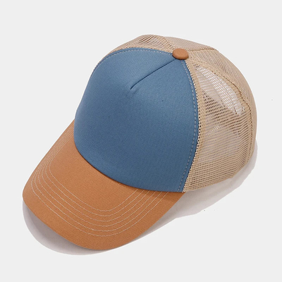 OEM Yüksek Kalite Toptan Satın Alınan Mesh Trucker Cap 5 Panel Plain Back Trucker Hat Custom Gorras Mesh Hat