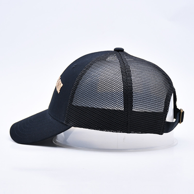 Siyah 6 Panelli Mesh Kamyon Şapkası Parlak Kamyon Şapkası Yüksek Kaliteli Moda Çubukları nakış Kamyon Şapkaları