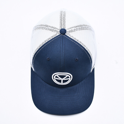 BSCI Oem Özel Logo nakışlı Richardson Kamyoncu Şapkası Ağı Çarpma Geri Gorras 6 Panel Kamyoncu Şapkası