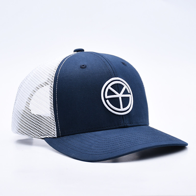 BSCI Oem Özel Logo nakışlı Richardson Kamyoncu Şapkası Ağı Çarpma Geri Gorras 6 Panel Kamyoncu Şapkası