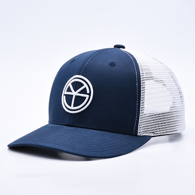 BSCI Oem Özel Logo nakışlı Richardson Kamyoncu Şapkası Ağı Çarpma Geri Gorras 6 Panel Kamyoncu Şapkası