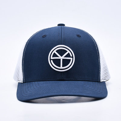 BSCI Oem Özel Logo nakışlı Richardson Kamyoncu Şapkası Ağı Çarpma Geri Gorras 6 Panel Kamyoncu Şapkası