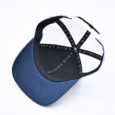 BSCI Oem Özel Logo nakışlı Richardson Kamyoncu Şapkası Ağı Çarpma Geri Gorras 6 Panel Kamyoncu Şapkası