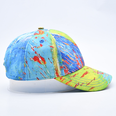 6 Panel Baseball Cap, Logo Profili ve Eğri Vizörle