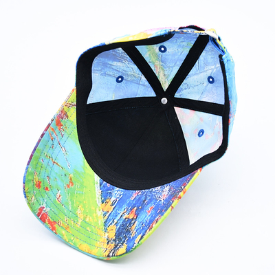 6 Panel Baseball Cap, Logo Profili ve Eğri Vizörle