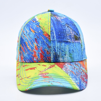 6 Panel Baseball Cap, Logo Profili ve Eğri Vizörle