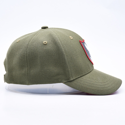 Özel Gorras spor tedarikçisi 6 panel yeşil beyzbol şapkası yüksek kaliteli 3d nakış beyzbol şapkası