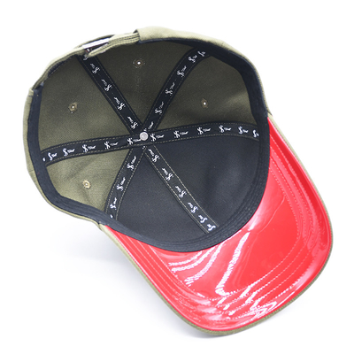 Özel Gorras spor tedarikçisi 6 panel yeşil beyzbol şapkası yüksek kaliteli 3d nakış beyzbol şapkası