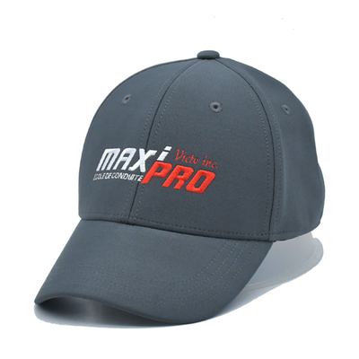 OEM Toptan Satın Alım 6 Panel Gri Elastik Beyzbol Şapkaları Özel Beyzbol Şapkası Kapalı Geri Uygulanmış Gorras