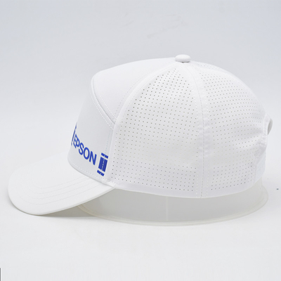 Spor Gorras Lazer Kesim Deliği Beyzbol Başlığı Özel Yüksek Profil 6 Panel Beyzbol Şapkaları