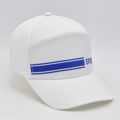 Spor Gorras Lazer Kesim Deliği Beyzbol Başlığı Özel Yüksek Profil 6 Panel Beyzbol Şapkaları