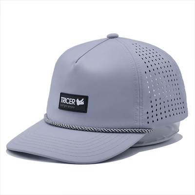 Renkleri özelleştirilebilir dikiş çizgisi 5 Panel Baseball Cap ile embossing logo ve yapılandırılmış tasarım