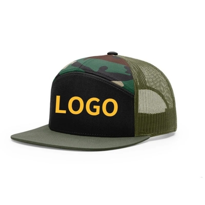 Özel Logo 7 Panel Kapağı Toptan Mesh Kamyon Şapkaları