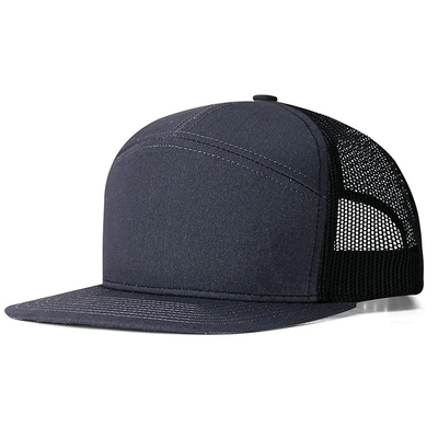 Özel Logo 7 Panel Kapağı Toptan Mesh Kamyon Şapkaları