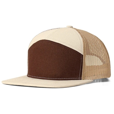 Özel Logo 7 Panel Kapağı Toptan Mesh Kamyon Şapkaları