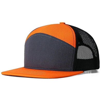 Özel Logo 7 Panel Kapağı Toptan Mesh Kamyon Şapkaları