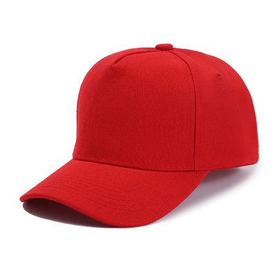 Özel Boyut 5 Panel Beyzbol Başlığı Özel Renkli ve Orta Taç Rengi Özel Dikiş Hattı