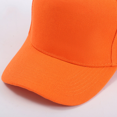 El yıkama bakımı Yapılandırılmış 5 Panel Baseball Kapak düz / Eğimli Zirve Stili Özel