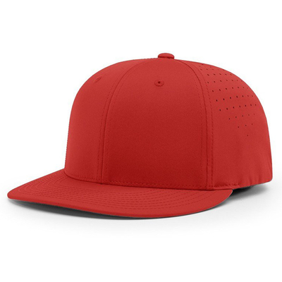 Özel Baseball Şapkası nakışlı Richardson 6 Panel Su geçirmez Lazer Kesim Deliği Baseball Şapkası