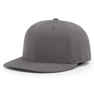 Özel Baseball Şapkası nakışlı Richardson 6 Panel Su geçirmez Lazer Kesim Deliği Baseball Şapkası