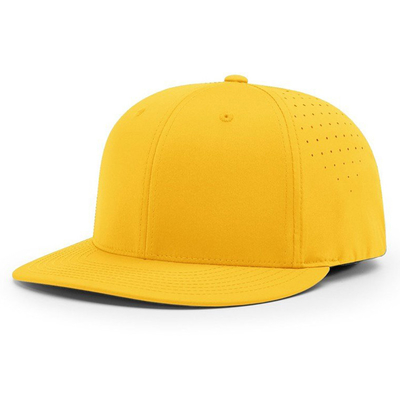 Özel Baseball Şapkası nakışlı Richardson 6 Panel Su geçirmez Lazer Kesim Deliği Baseball Şapkası