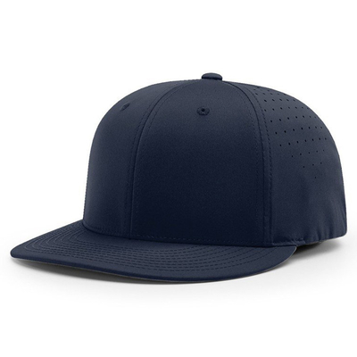 Özel Baseball Şapkası nakışlı Richardson 6 Panel Su geçirmez Lazer Kesim Deliği Baseball Şapkası