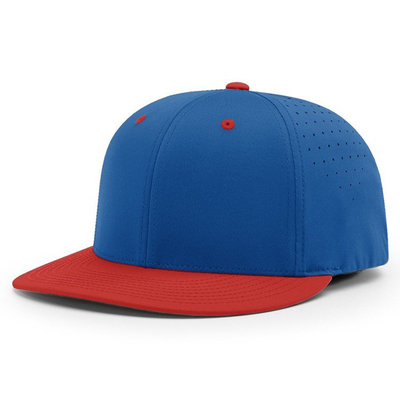 Özel Baseball Şapkası nakışlı Richardson 6 Panel Su geçirmez Lazer Kesim Deliği Baseball Şapkası
