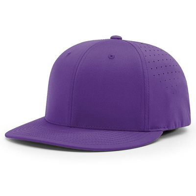 Özel Baseball Şapkası nakışlı Richardson 6 Panel Su geçirmez Lazer Kesim Deliği Baseball Şapkası
