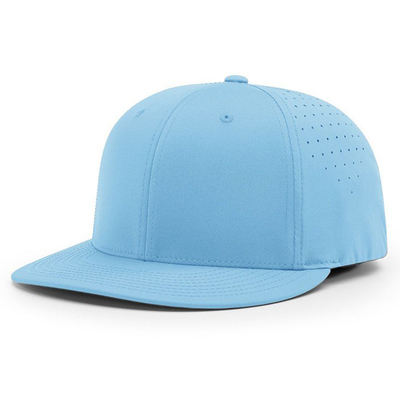 Özel Baseball Şapkası nakışlı Richardson 6 Panel Su geçirmez Lazer Kesim Deliği Baseball Şapkası
