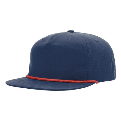 Yüksek kaliteli düz kenarlı Hip Hop Şapkaları Özel Gorras 5 Beş Panel İpi Richardson Snapback Cap Şapka Erkekler İçin