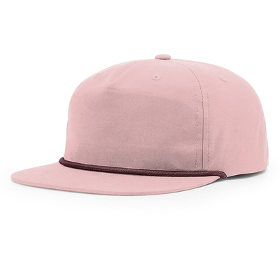 Yüksek kaliteli düz kenarlı Hip Hop Şapkaları Özel Gorras 5 Beş Panel İpi Richardson Snapback Cap Şapka Erkekler İçin