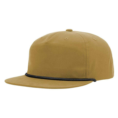 Yüksek kaliteli düz kenarlı Hip Hop Şapkaları Özel Gorras 5 Beş Panel İpi Richardson Snapback Cap Şapka Erkekler İçin