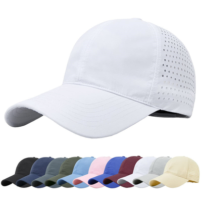 Yüksek Kaliteli Pamuk Poliester 6 Panel Spor Hızlı Kuru Beyzbol Şapkası Kamyoncu Düzenlenebilir Snapback Beyzbol Şapkası