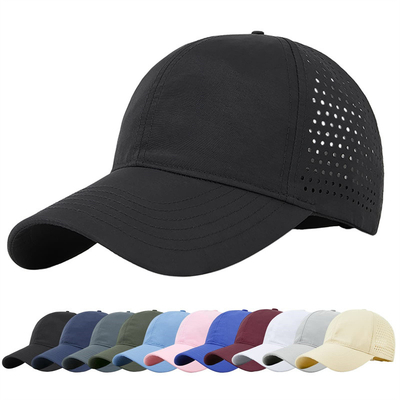 Yüksek Kaliteli Pamuk Poliester 6 Panel Spor Hızlı Kuru Beyzbol Şapkası Kamyoncu Düzenlenebilir Snapback Beyzbol Şapkası