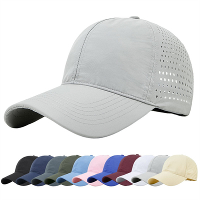 Yüksek Kaliteli Pamuk Poliester 6 Panel Spor Hızlı Kuru Beyzbol Şapkası Kamyoncu Düzenlenebilir Snapback Beyzbol Şapkası