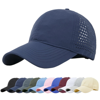 Yüksek Kaliteli Pamuk Poliester 6 Panel Spor Hızlı Kuru Beyzbol Şapkası Kamyoncu Düzenlenebilir Snapback Beyzbol Şapkası